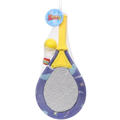 Теннис пляжный в наборе BT-688-6: 2 ракетки 48*24 см, мячик, волан