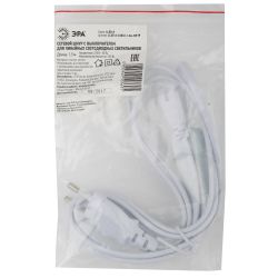 Сетевой шнур ЭРА LLED-A-CABLE-1.5m-SW-W c выключателем разъем C7 длина 1500мм для LLED-01, 02 и аналогов.