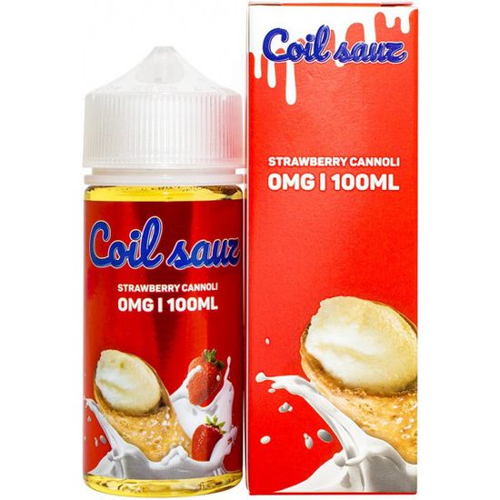 Жидкость Coil Sauz (100 мл, 0 мг) Strawberry Cannoli