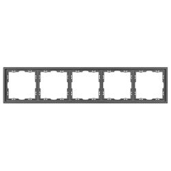 Рамка пластиковая FRM-NOBE-SFPL-5-GR (Arlight, Серый базальт) 054230