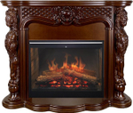 Каминокомплект Castle - Темный дуб с очагом Symphony 30'' DF3020-INT