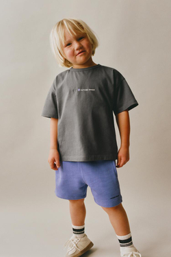 ZARA ШОРТЫ С НАДПИСЬЮ, ЛИЛОВЫЙ