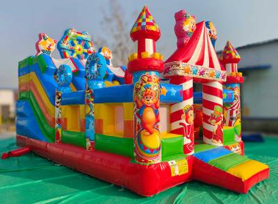 Коммерческий надувной  батут " Цирковой" 7*4*4,5м