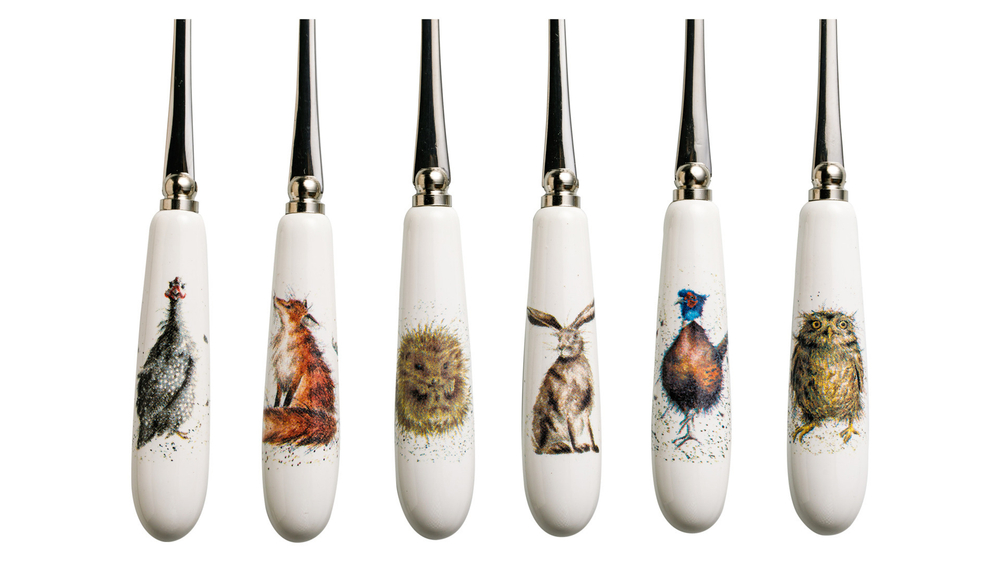 Набор ложек чайных 6шт 15см Royal Worcester Забавная фауна