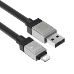 USB-A - Lightning Кабель Baseus CoolPlay Charging+Data 2.4A 2m - Black