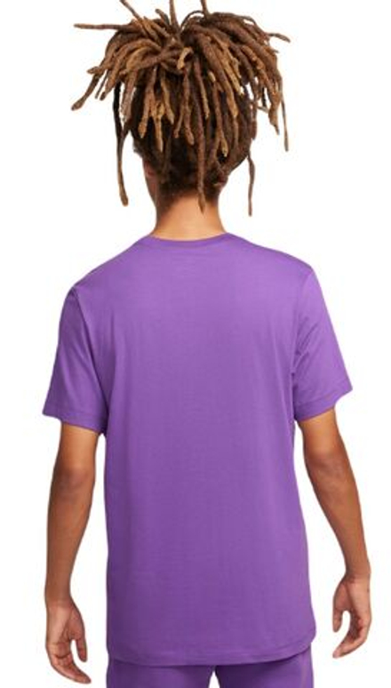 Мужская теннисная футболка Nike Sportswear Club T-Shirt - purple cosmos