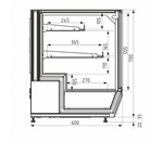 Нейтральная витрина Carboma AMRA SLIDER AC59 N