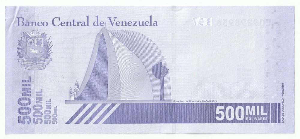 Venezuela, 500 000 Bolívares, 2020, UNC