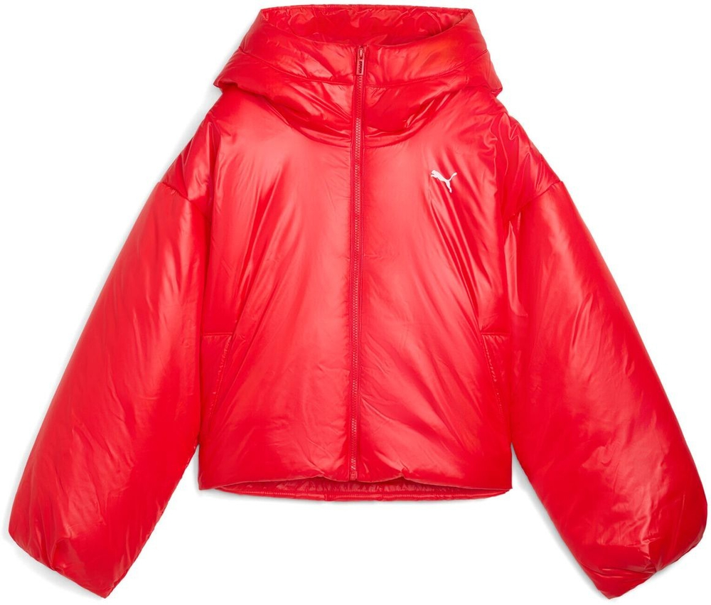 Куртка утепленная женская PUMA WARDROBE ESS Shiny Hooded Padded Jacket