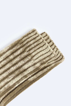 ZARA НОСКИ В РУБЧИК С ЭФФЕКТОМ ПОТЕРТОСТИ, СЕРО-СИНИЙ