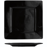 Тарелка «Кунстверк» квадратная;фарфор;,H=20,L=255,B=255мм;черный (Цвет: черный)
