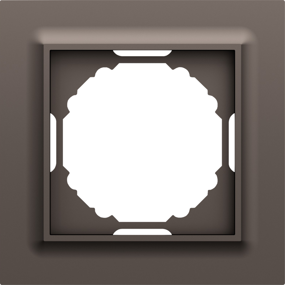 Рамка 1-я, Wave мокко, серия A07