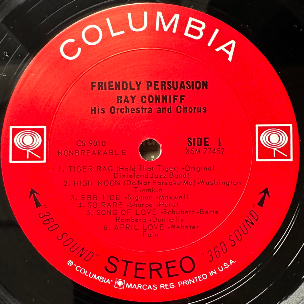 Ray Conniff His Orchestra And Chorus- Friendly Persuasion (США 1964г.)