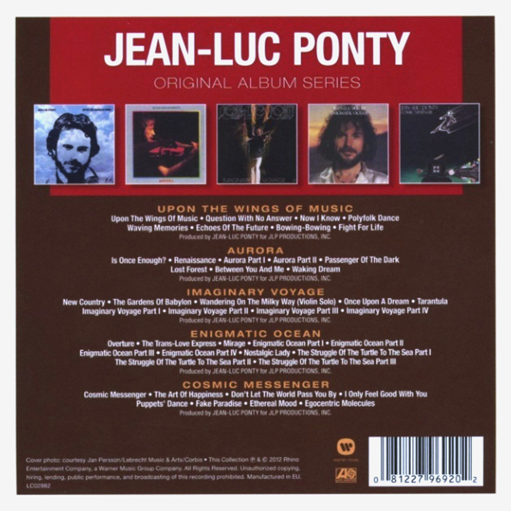 Jean-Luc Ponty / Original Album Series (5CD)