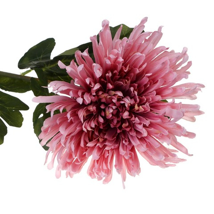 LADECOR Хризантема искусственная, 71 см, пластик, ткань, 4 цвета