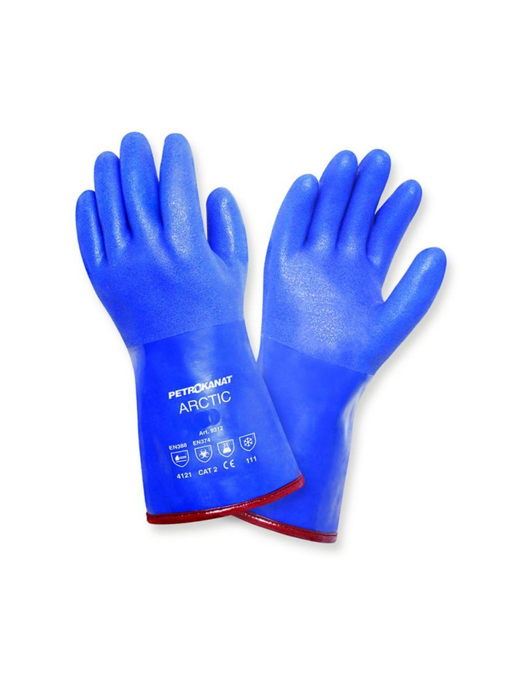 Перчатки рыболовные ARCTIC 30 см, синие, , 12 пар