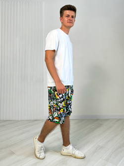 Шорты для мальчика подростковые "Слова"