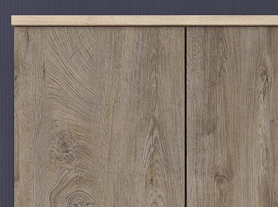 Шкаф МИКС-АРТ дуб сонома / дуб эндрейн необработанный