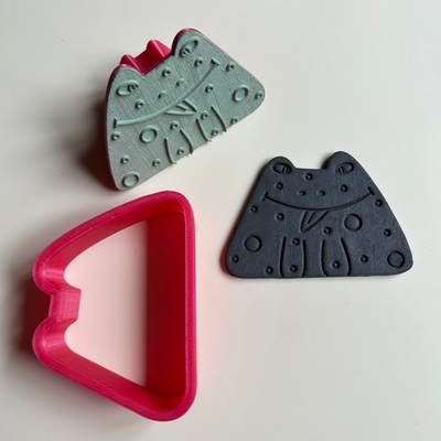 Штамп с вырубкой «Лягушка»