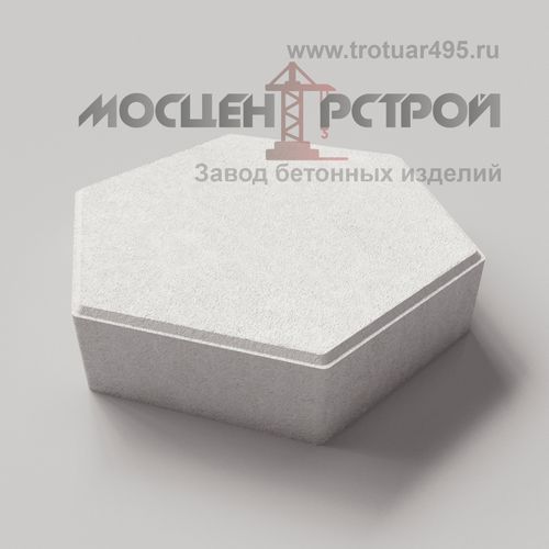 Тротуарная плитка Шестигранник 220х250х70