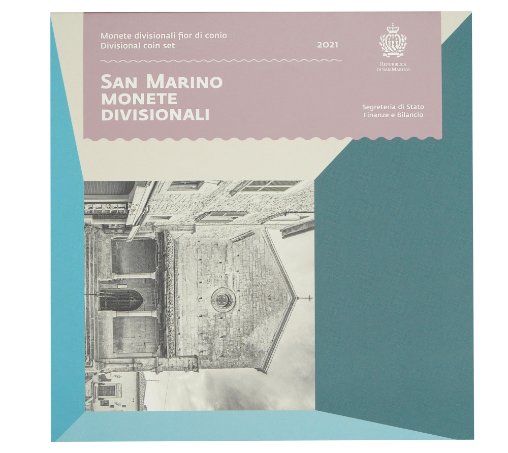 San Marino 2021 BU Set - Complete Euro Coin Collection
