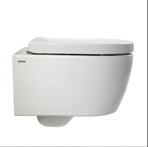 Унитаз SSWW CT2037 подвесной с сиденьем Микролифт
