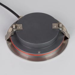 Светильник ART-GROUND-SLIM-R160-15W Warm3000 (SL, 30 deg, 24V) (Arlight, IP67 Металл, 3 года) 038167