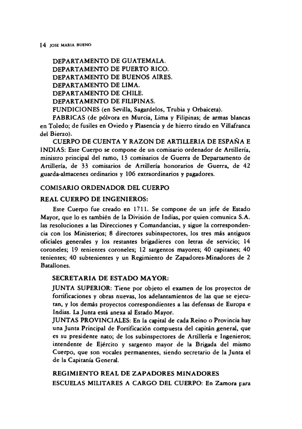 Uniformes militares españoles. El ejército y la armada en 1808 | J.M. Bueno