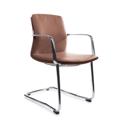Кресло для посетителей Riva Design Plaza-SF FK004-C11, Светло-коричневый