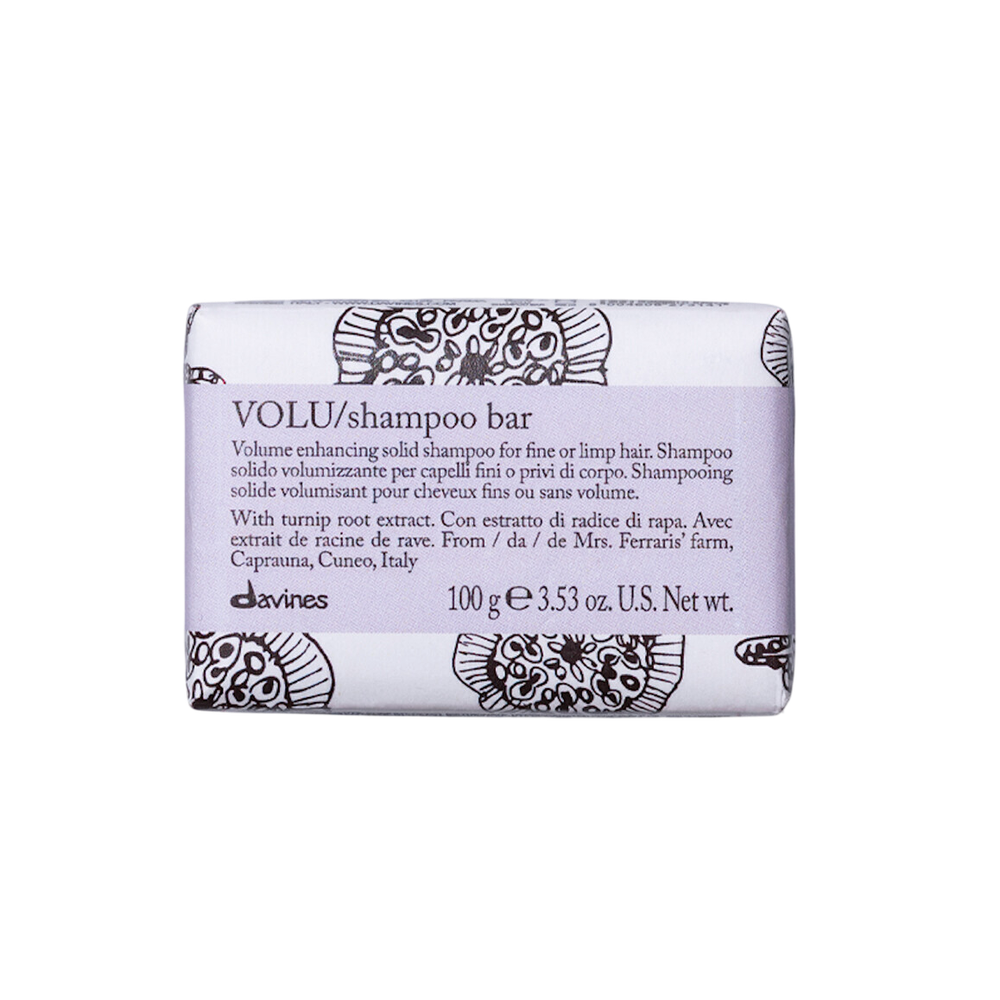 Davines VOLU SHAMPOO BAR 100гр - Твёрдый Шампунь Для Придания Объема Волосам