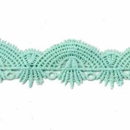 3AR322 Кружево матовое гипюр 3см*13,72м (136 мятный)