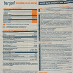 Клей для ячеистых блоков Бергауф Kleben Block морозостойкий 25 кг