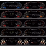 Электронная панель приборов BMW X5 F15, X6 F16 2014-2019 - Radiola RDL-1261 с LCD / ЖК 12.3" экраном QLED