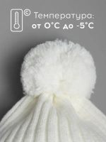 Шапка для девочки осенняя и снуд вязаный