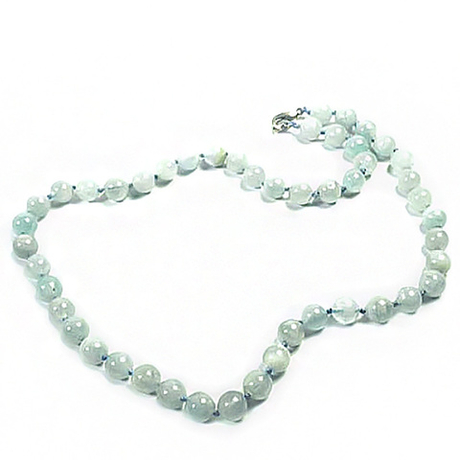 Бусы "Келли 9" аквамарин