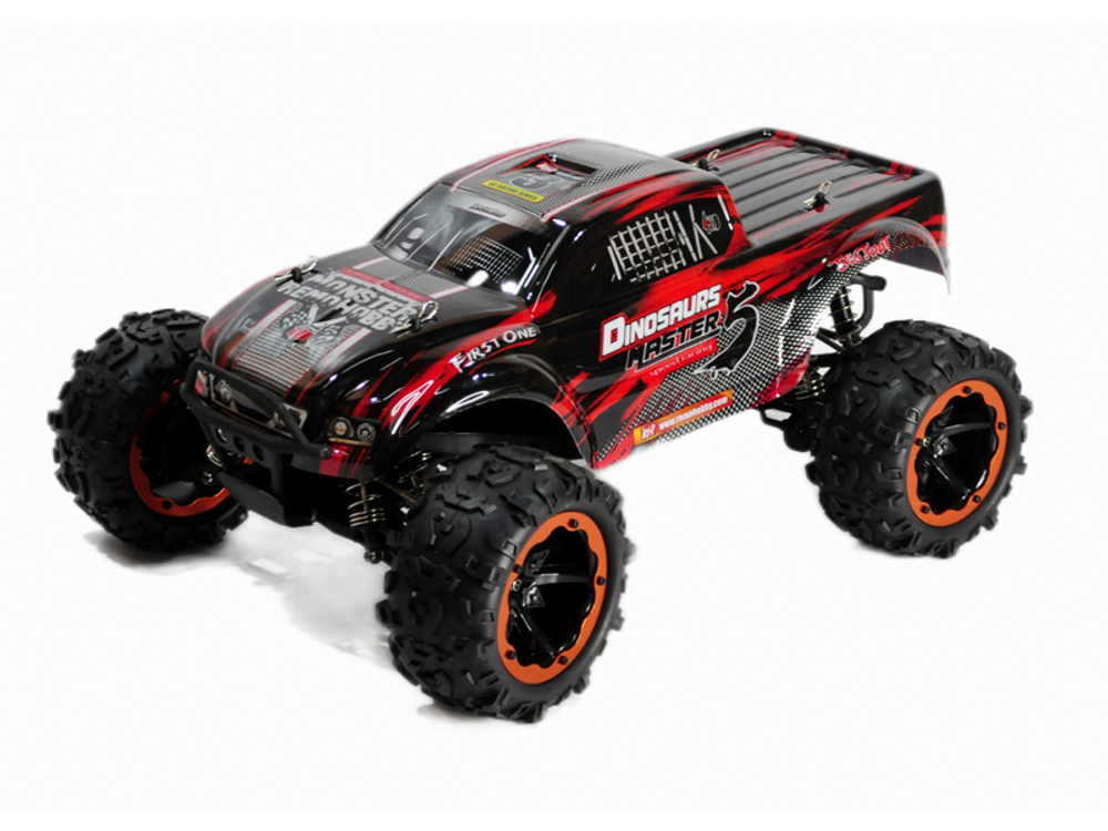 Радиоуправляемый монстр Remo Hobby Dinosaurs Master синий 4WD RTR масштаб 1:8 2.4G - RH8035-Blue