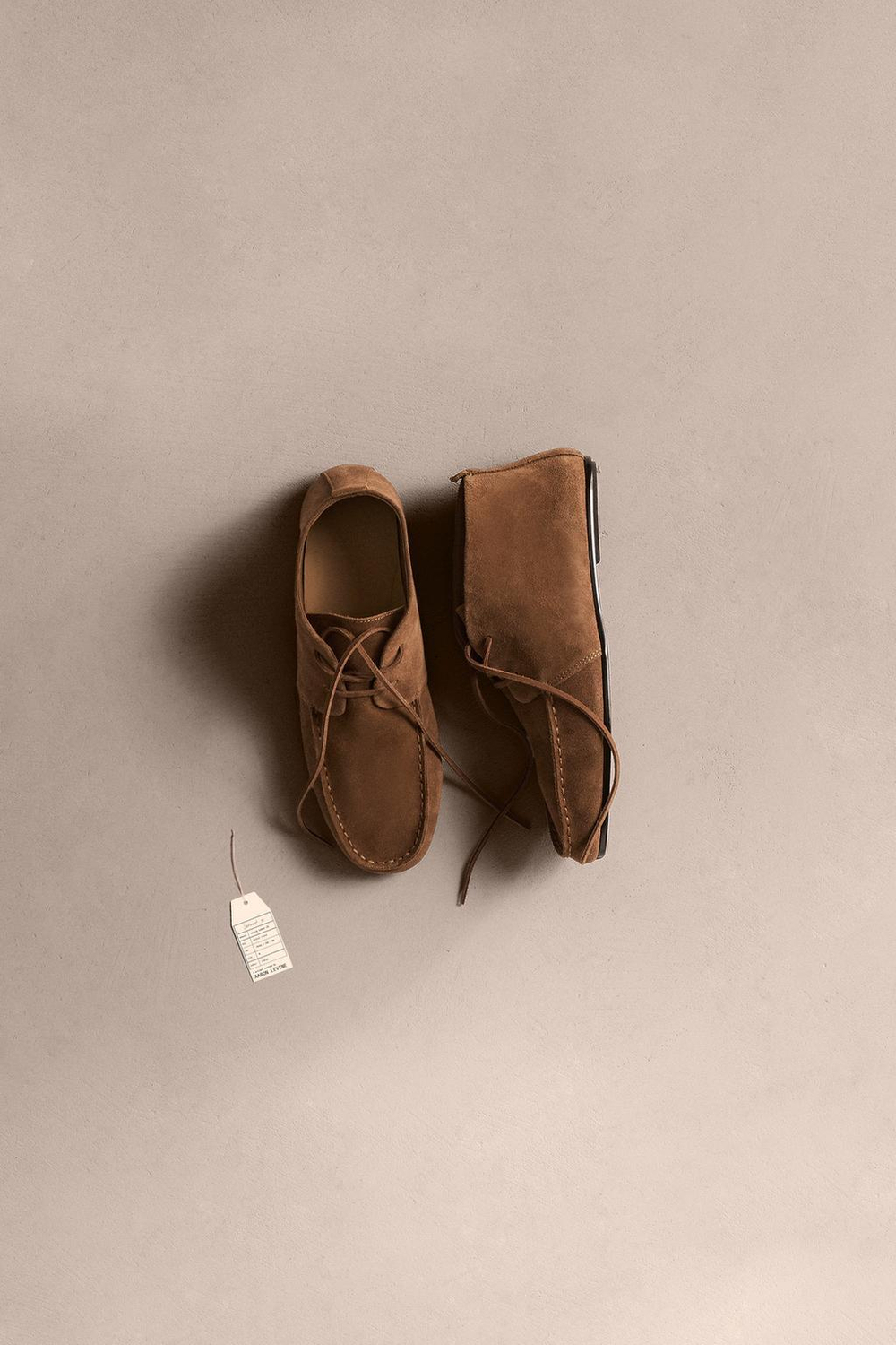 ZARA КОЖАНЫЕ БОТИНКИ - LIMITED EDITION, КОРИЧНЕВЫЙ