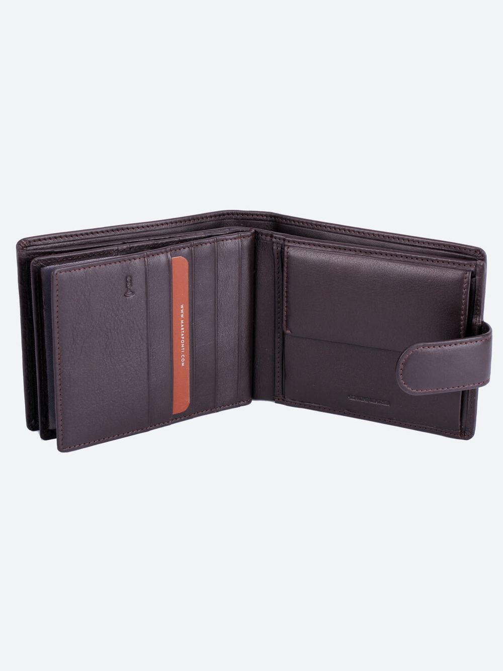 B225018R Castanho - Портмоне с RFID защитой MP