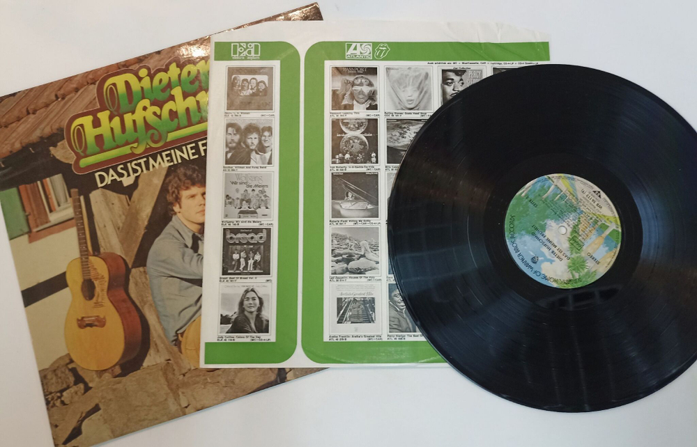 Винтажная виниловая пластинка LP Dieter Hufschmid Das Ist Meine Freiheit (Germany 1975)