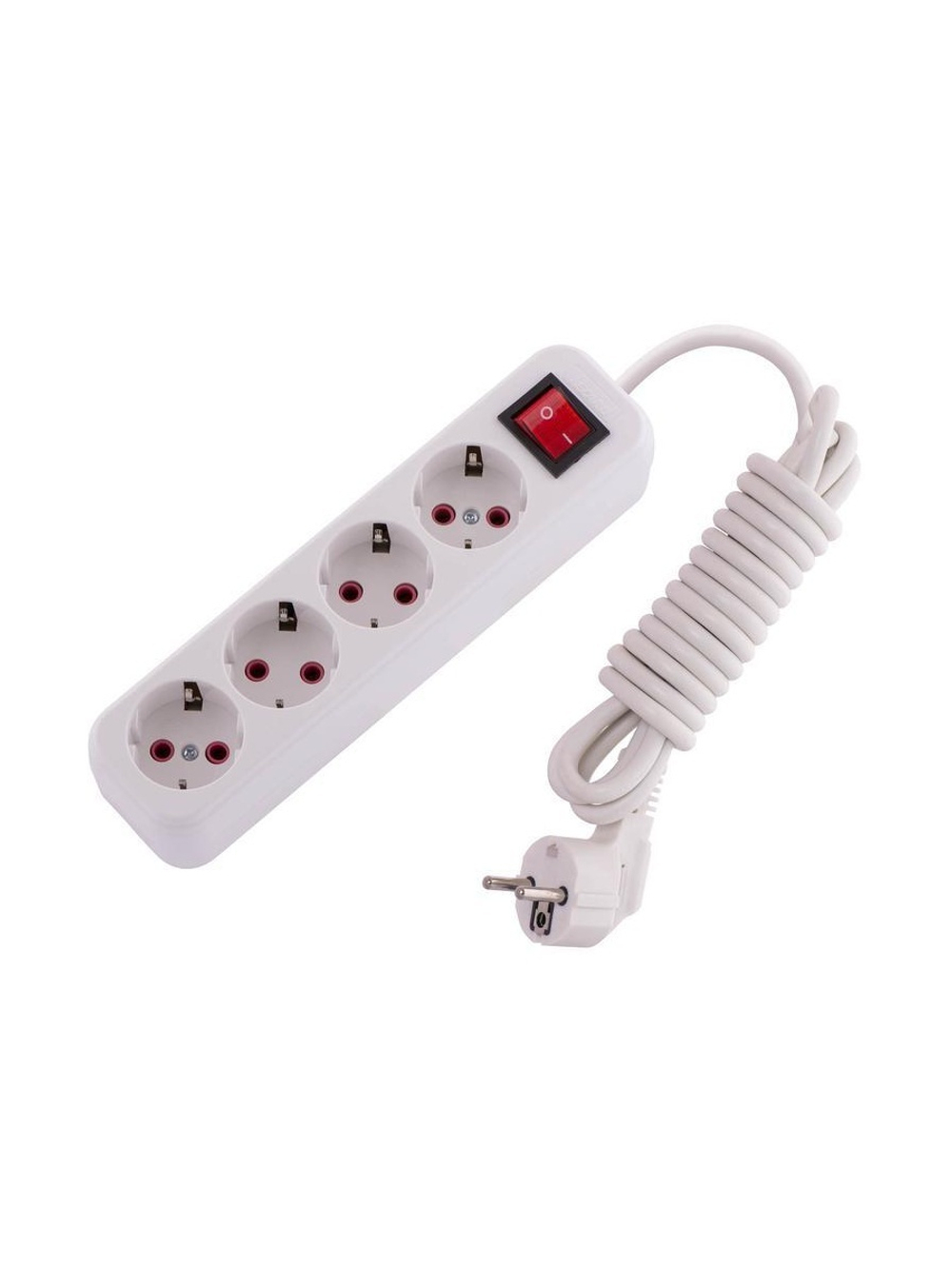 Удлинитель 4х3м с заземл. 16А IP20 Lila с выкл. LEZARD 720-0403-402