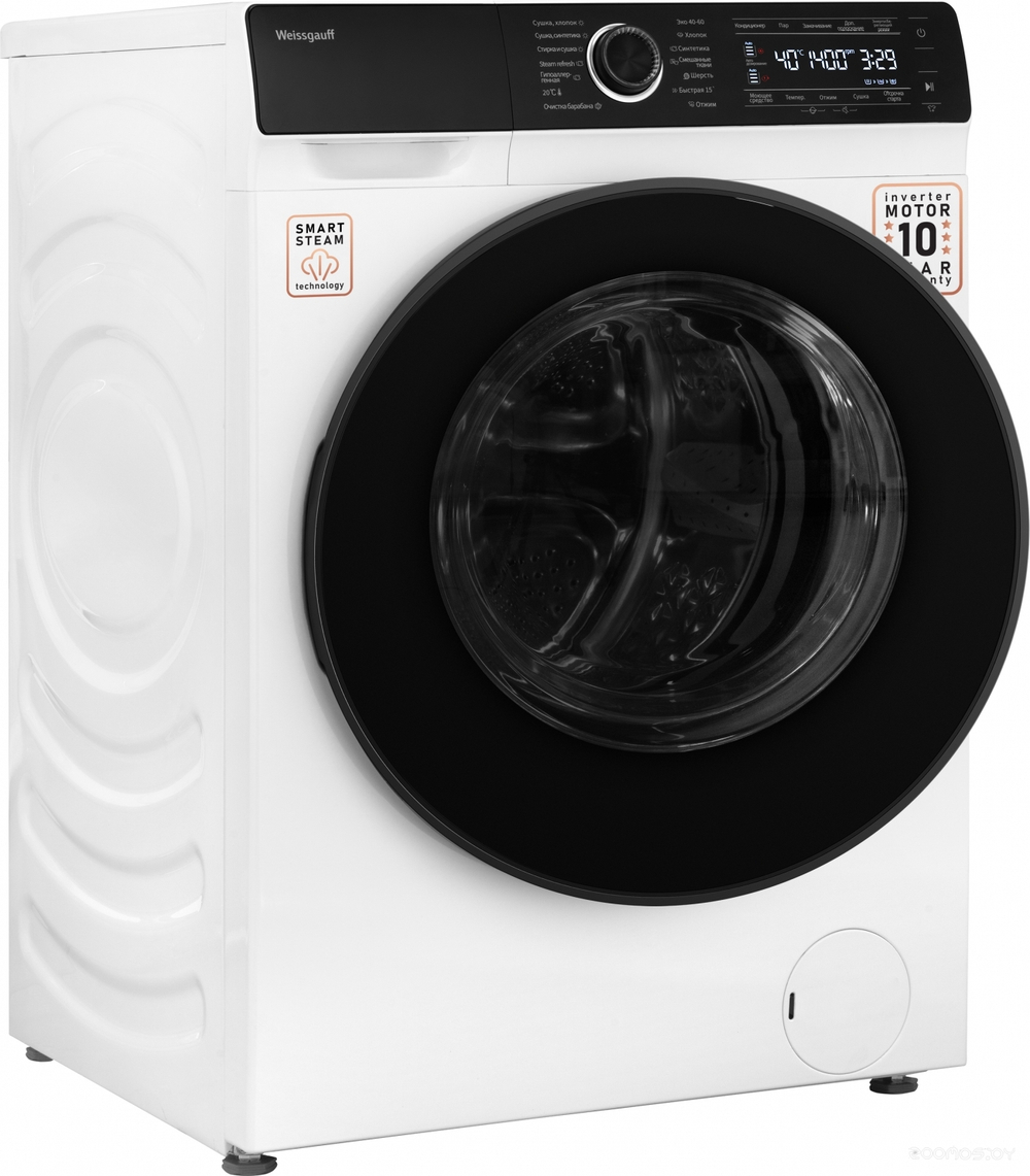 Стирально-сушильная машина WEISSGAUFF WMD 6016 DC Inverter Steam