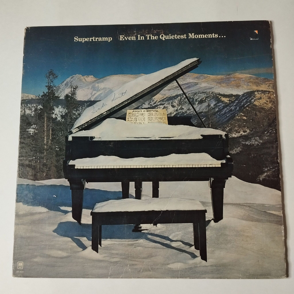 Винтажная виниловая пластинка LP Supertramp Even In The Quietest Moments (Canada 1977)