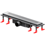 Душевой лоток AM.PM PrimeFlow 50 W02SC-P11-050-01SB с решеткой Хром матовый Cut Gradient