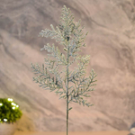 Украшение новогоднее "Ветка Блеск" 25см, белый