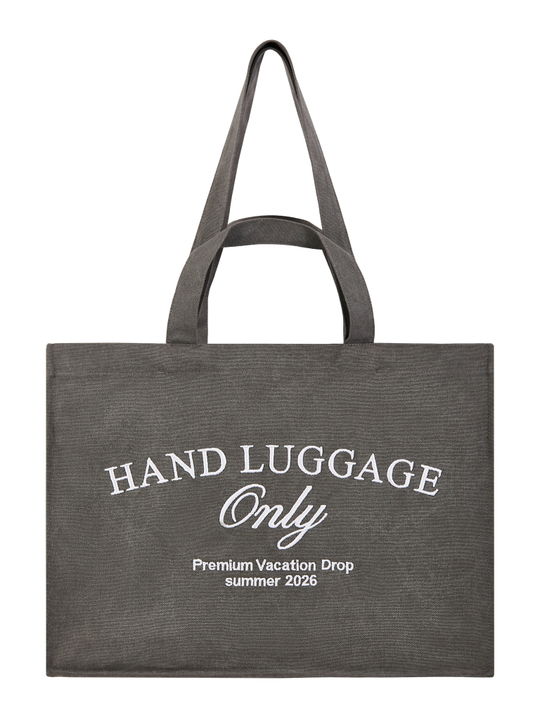 Сумка "Hand luggage only" серая