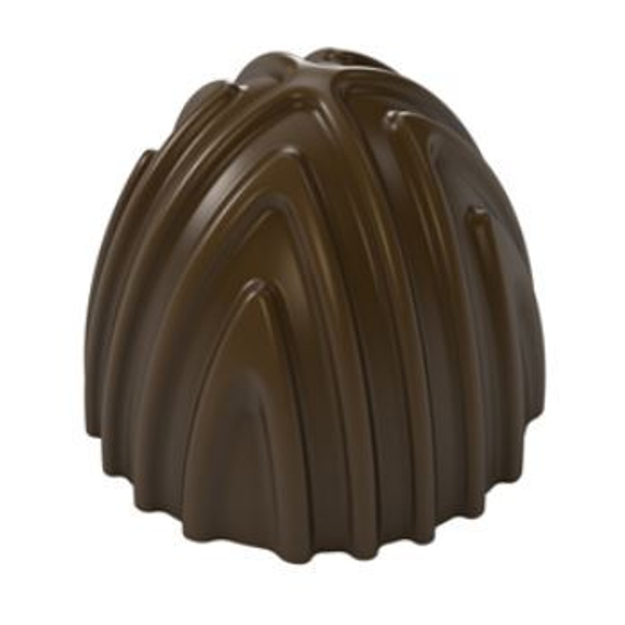 688 | Форма для шоколадных изделий &quot;Пуля с ребрами&quot; (275*175 мм)