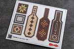 Car seat covers type 1 1/35 (3D decal)
