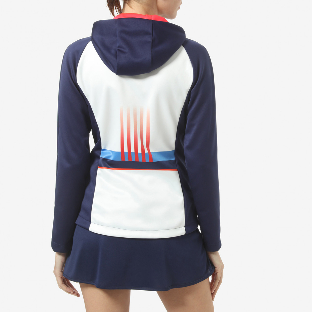 Женская Кофта теннисная Australian Jacket in Double with Printed - небесный