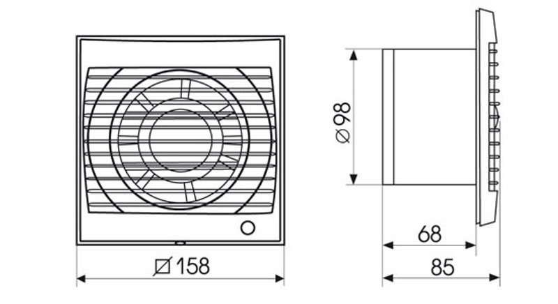 Накладной вентилятор Soler Palau Future-100