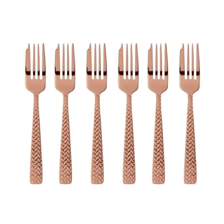 Sambonet Набор из 6 медных вилок Cortina PVD